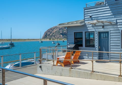 Watch the sunset and enjoy a glass of wine from your patio while you grill up some burgers.