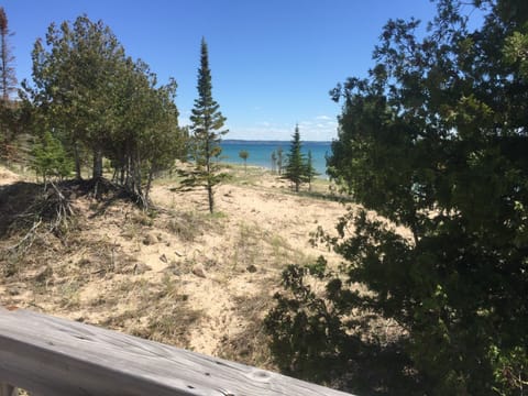 Wilderness beaches off M-119 " The Tunnel of Trees " and beyond to Mackinaw City