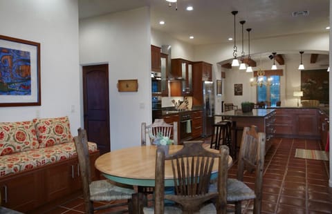 Breakfast room is perfect for casual meals.