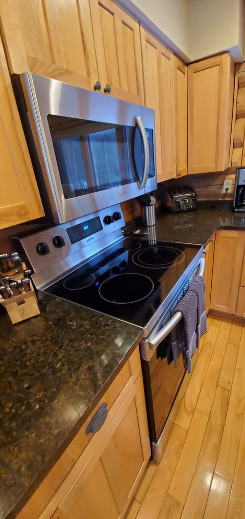All stainless steel high end appliances!
