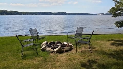 Lakeside shared firepit