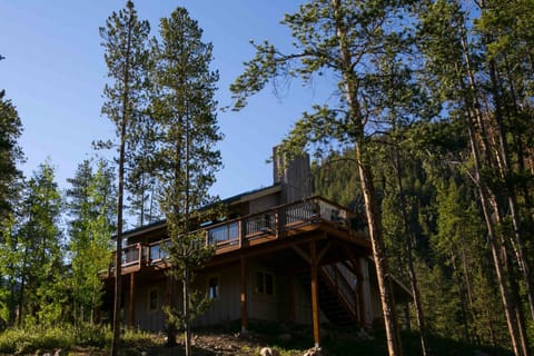 Wrap around deck as seen from the river