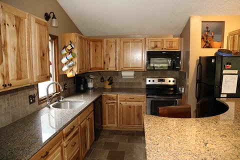 Newly remodeled kitchen
