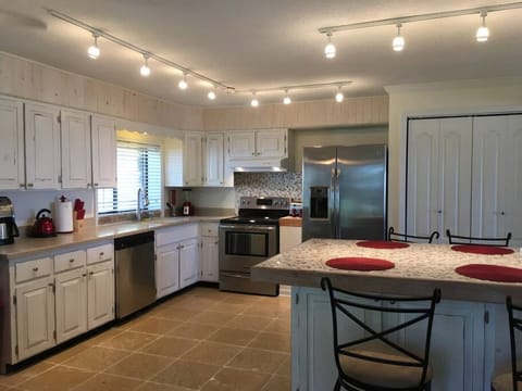 Welcome to the large, well-equipped kitchen!