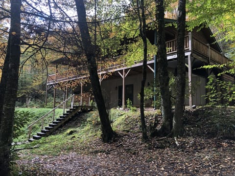 Mountain Creek Cabin in the fall.