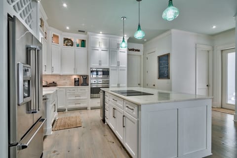 Fully stocked kitchen with All-Clad cookware