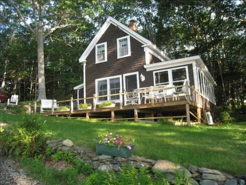 Front view of cottage