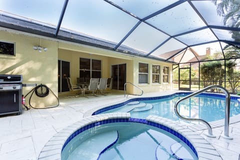 Enjoy the heated spa year-round!