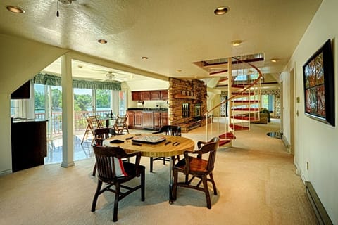 View of upstairs dining area