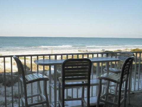 Sunrise on the Gulf from the balcony.