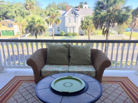 Enjoy lounging on the upper veranda.