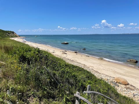 Beach below the house - one hundred yards from house.