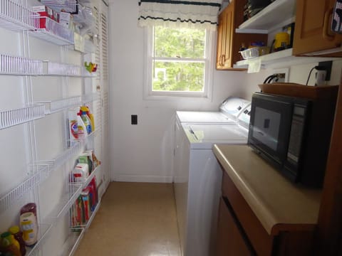 Pantry / Laundry room (off kitchen)