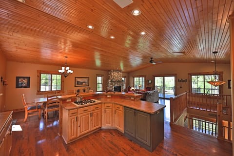 Wood ceilings and floors