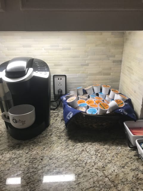 Good morning! Kitchen is fully stocked, including some goodies to get started.