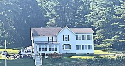 House and Property includes 3 acres and 218 feet of private waterfront