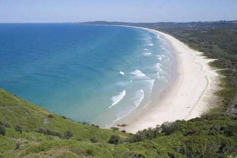 View of Tallow Beach from Lighthouse 