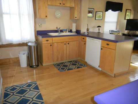 Kitchen with view to Family Room