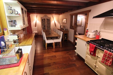 Dining Room and service kitchen