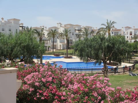 View to pool from Balcony