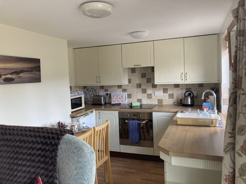 Modern kitchen and dining area