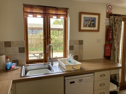 Modern kitchen with dishwasher