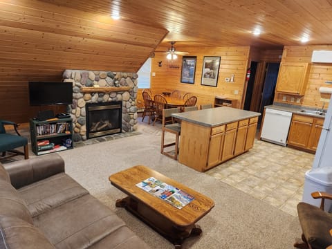 Open floor plan makes gathering together easy!