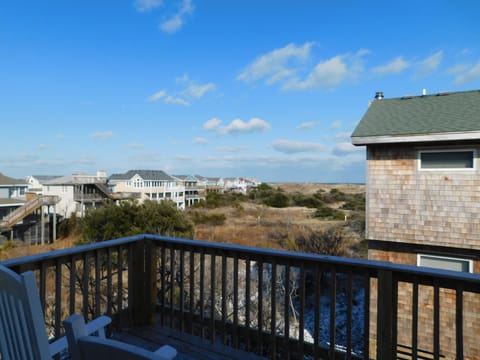 The view from the deck off the kitchen.
