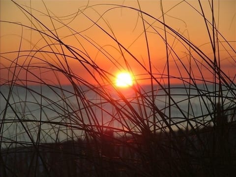 Gorgeous Emerald Coast sunset on the largest stretch of private beach in Destin.