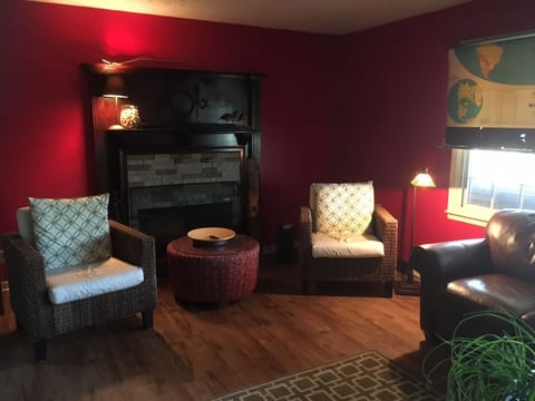 living room that adjoins dining room