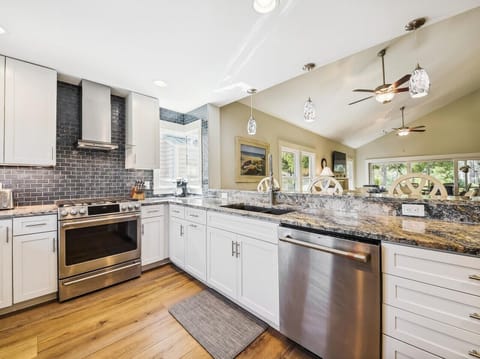 Kitchen with Stainless Steel Appliances at 11 Beachside Drive