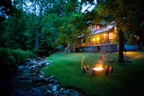 Fire pit and fireflies. It doesn't get any better than this!