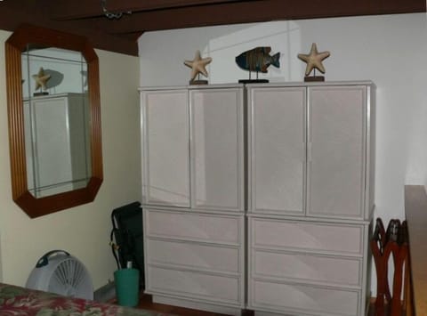 Storage for your clothing in loft area