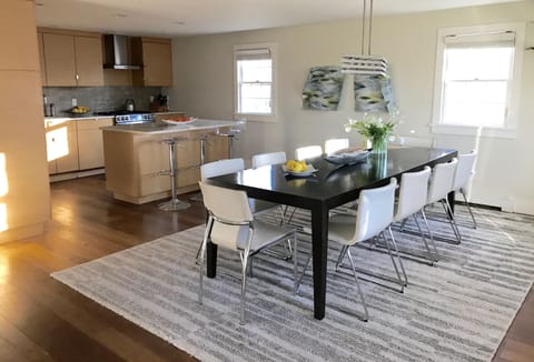 dining and kitchen area