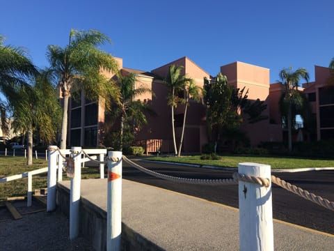 Keel Club condos from marina dock