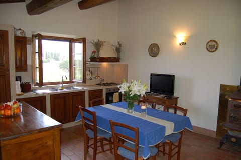 Full kitchen with double sink, range and oven,larger refrigerator and dishwasher