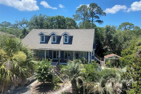 Elevated View of Front of House
