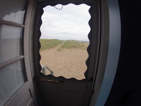 You can't live much closer to the beach than this!