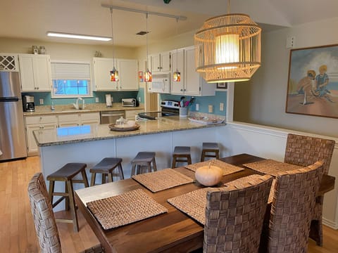 DINNING TABLE AND KITCHEN BAR