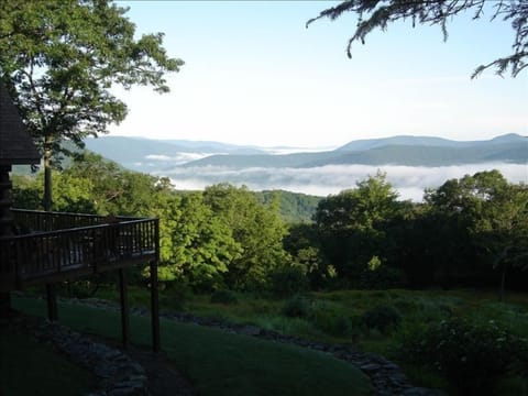 Breathtaking view from the deck, living room and loft