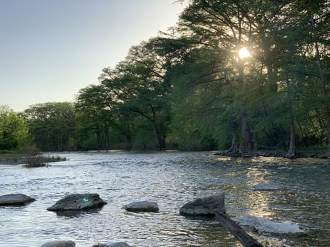 River area on the property.