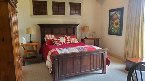 Large bedroom in house so guests have 
 individual privacy. 