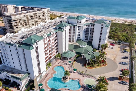 Aerial view of the resort