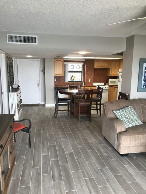 New Tile Floors throughout condo