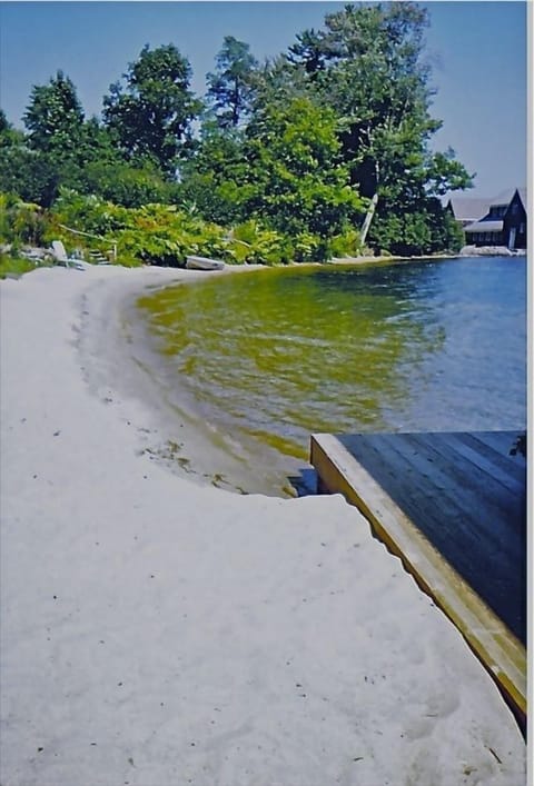 384' of Sandy Shoreline. Private. NOT an association beach. Great swimming!