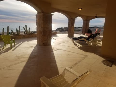 Peace, quiet, sand, surf.