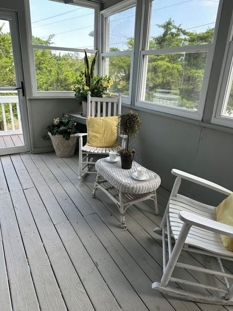 Enclosed porch rocking chairs