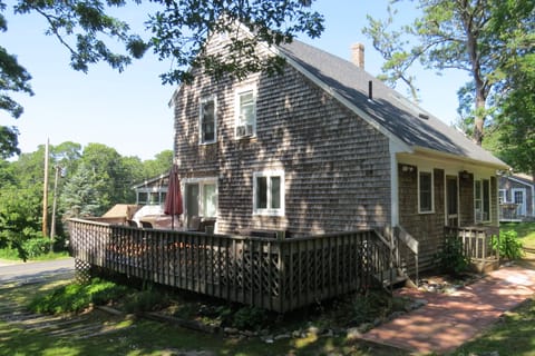 Side View of House with Large Deck