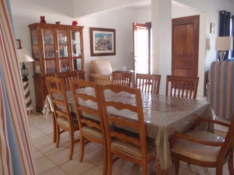 Gorgeous dining room.  Seats 8.   You won't be disappointed.  Great price too.