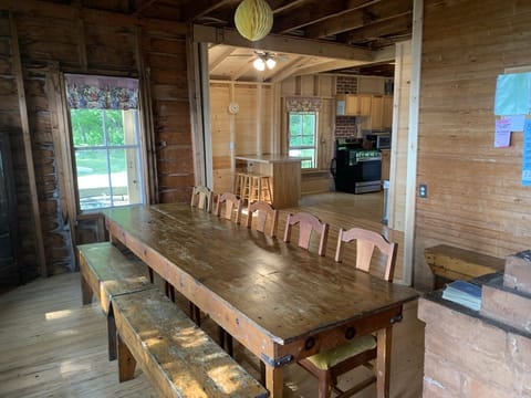 dining room looking to open kitchen